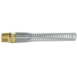 Starre Verschraubung, Knickschutzfeder, G 3/8", Schlauch-Ø 8x6