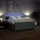 vidaXL Boxspringbett 180 x 200 cm Dunkelgrau