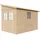 TIMBELA Geräteschrank 2,97 x 3,18 m Beige