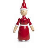 Kay Bojesen Weihnachtsfrau Figuren 19.5 cm Holzfiguren Originaldesign, rot