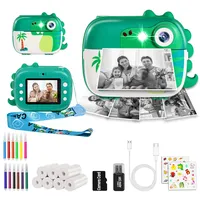 ARNSSIEN Sofortbildkamera Kinder,2.4" KinderKamera Sofortbildkamera mit 7 Rollen Druckpapier,1080P HD Digitalkamera Weihnachten Geburtstag Festival Geschenk für Jungen und Mädchen 3-12 Jahre,M3