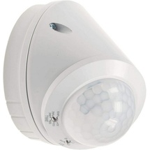 ChiliTec Bewegungsmelder Aufputz IP65 Wand- & Decken-Bewegungsmelder 360° LED geeignet 8m Detektion Weiß