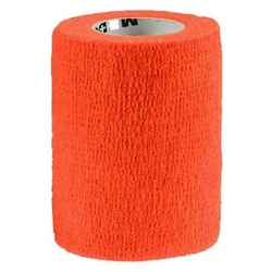 meDDio Bandage 1/3/6 Haftbandagen Größe+Farbe wählbar, 1 Stück 7.5 cm orange orange