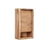 MASSIVMOEBEL24.DE Hängeschrank Akazie 40x20x70 natur lackiert PURE ACACIA #612 - 2 Jahre Gewährleistung - mind. 14 Tage Rückgaberecht - Beige