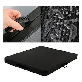 AMANKA Gartenmöbel Set in Rattan Optik - 180 cm Tisch mit 4 Stühlen Sitzgruppe Klappbar