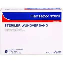 HANSAPOR steril Wundverband 8x10 cm 25 St.