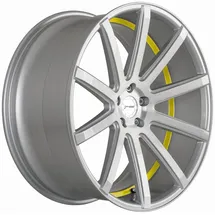 Corspeed Deville 8,5 x 19 5 x 114,3 ET40 Gelb/ Silber