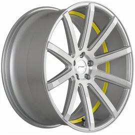 Corspeed Deville 8,5 x 19 5 x 114,3 ET40 Gelb/ Silber