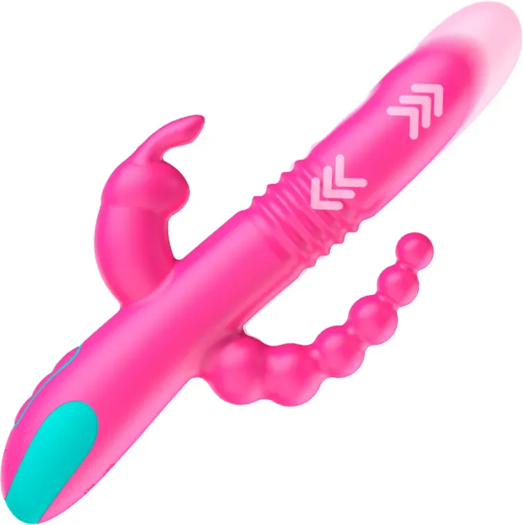 HAPPY LOKY - Donald Dreifachstimulation Anal, G-Spot & Klitoral, kompatibel mit WatchMe Wireless Technology