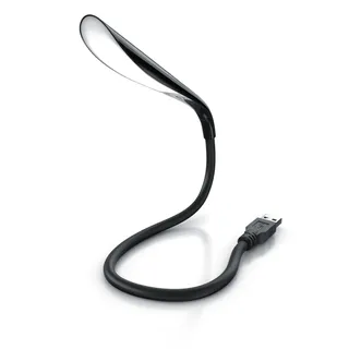CSL LED Lampe flexibel mit Schwanenhals Leselampe mit USB Anschluss