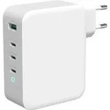 deltaco USBC-GAN04 power adapter - GaN technology - USB 24 pin USB-C - 130 W), mit Delivery
