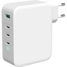 deltaco USBC-GAN04 power adapter - GaN technology - USB 24 pin USB-C - 130 W), mit Delivery