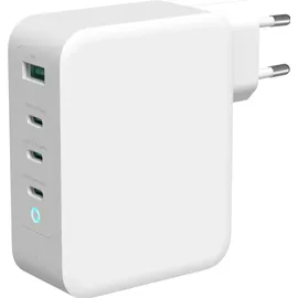 deltaco USBC-GAN04 power adapter - GaN technology - USB 24 pin USB-C - 130 W), mit Delivery
