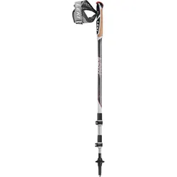 Wanderstock Poles Traveller Alu 90-130 cm Herren - Schwarz EINHEITSGRÖSSE