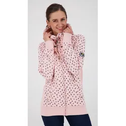 Kapuzensweatshirt DEPROC ACTIVE "ANCHORAGE Women", Damen, Gr. 40 (M), rot, 60% Baumwolle; 40% Polyester, casual, bequem, Langarm angesetztes Bündchen, Sweatshirts, in lässigem Oversized-Schnitt