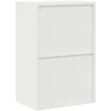 vidaXL Aufbewahrungsschrank 60 x 40 x 90 cm Weiß