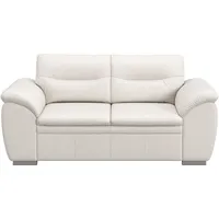 2-Sitzer COTTA "Leandra", weiß (altweiß), B:185cm H:88cm T:90cm, Kunstleder Softlux;NaturLEDER (echtes Rindsleder) Die Rückseite bei Naturlederprodukten ist mit Spannstoff bezogen.;Luxus-Microfaser (100% Polyester);NaturLEDER: Bitte beachten Sie, dass Lederbezüge mehr Nähte aufweisen als Stoffbezüge., Sofas, Polstergarnitur, auch als Set erhältlich