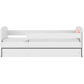 raumhirsch furniture Kinderbett 80 x 180 cm Holzwerkstoff weiß