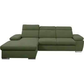 werk2 Eckcouch Polyester 2-Sitzer Grün
