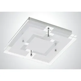 Trango LED Deckenleuchte IP44 Bad 3-Stufen dimmbar *IVY*inkl. 12 Watt 3000K Modul warm weiß