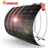 Dokio - 4x 100w Solarpanel 12v Flexibles Monokristallines Solarmodul Für Haus/wohnwagen/van/boot/batterie/garten
