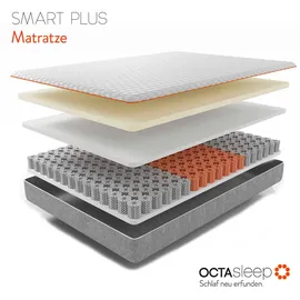 Octasleep Komfortschaummatratze Octasleep Smart Plus Matress, weiß