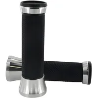 STR8 Lenkergriffe CNC Schwarz/Aluminium