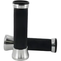 STR8 Lenkergriffe CNC Schwarz/Aluminium