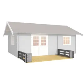 Lasita Maja Terrasse Caroline 365 x 200 cm Grau