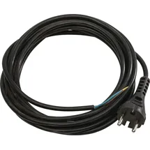 Weingärtner Anschlussleitung H07RN-F 2x1,0mm2 3m Konturenstecker schwarz WEINGÄRTNER