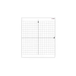 ALLboards magnetische Whiteboardfolie  Koordinatensystem kariert 80,0 x 95,0 cm, 1 St.