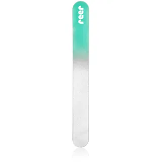 Reer PremiumCare Baby Glas-Nagelfeile, Made in EU, weiß, 81043