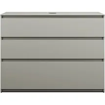 Burgbad Waschtischunterschrank 3 Auszüge 120,2 x 90 x 55,2 cm Basaltgrau Matt