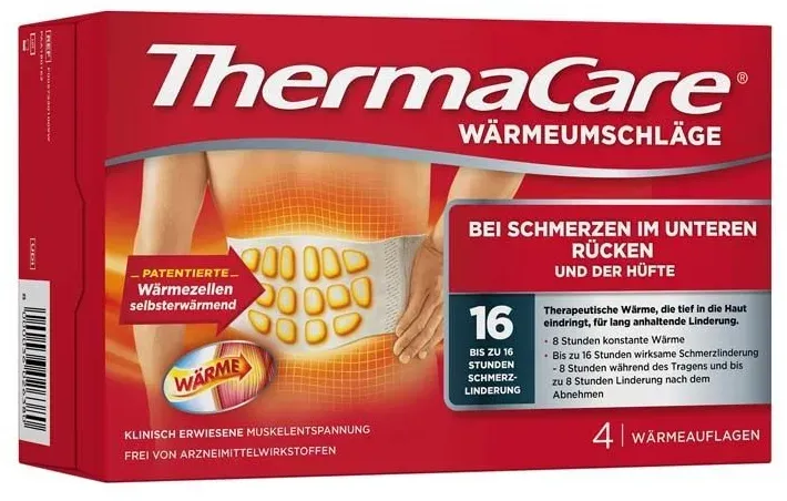 ThermaCare® Wärmepflaster bei Schmerzen im unteren Rücken und der Hüfte