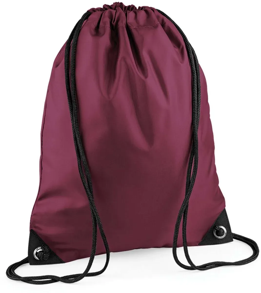 BagBase Premium Turnbeutel Sportbeutel BG10 burgundy 33 x 45 cm