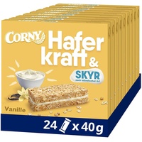 Corny Haferriegel Corny Haferkraft Skyr Vanille, ohne Zuckerzusatz, 24x40g