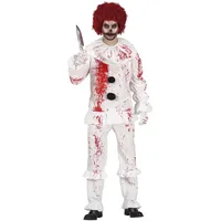 FIESTAS GUIRCA Blutiger Clown Kostüm Erwachsene Herren Größe L 52-54