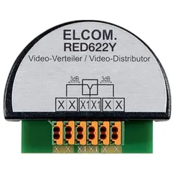 ELCOM Videoverteiler 2fach 2Draht UP-Version
