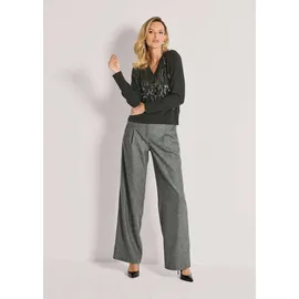 Madeleine Longpullover grau / silber 44