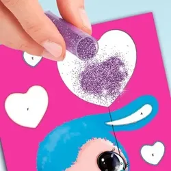 DEPESCHE 8579 Ylvi Create your Glitter Card Creative-Set Box