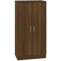 VidaXL Schuhschrank Braun Eichen-Optik 55x35x108 cm Holzwerkstoff
