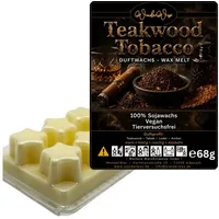 WonderWax Duftwachs WonderWax® Duftwachs 6 Sterne, (Teakwood Tobacco), Duftrichtung: Teakwood Tobacco