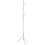 Haku-Möbel HAKU Möbel Kleiderständer 52326 weiß Metall 8 Haken 48,0 x 173,0 cm