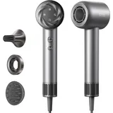 DREAME Glory Mix High-speed-haartrockner, 3 magnetische Düsen, Ntc-temperaturregelung, 300.000.000 negative Ionen/cm3, Motor Mit 110.000 U/min, 336 g leicht, Schwarz