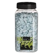 OEM Mica Decorations Dekorative Steine hellblau 650 ml/1 kg