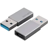 4smarts USB-C Adapter Silber