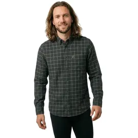Fjällräven Övik Flannel Langarmhemd Dark Grey XXL