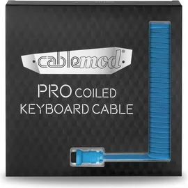 CableMod Pro Coiled Keyboard Cable Micro-USB B Blau