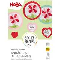 HABA Bastelset Anhänger Herzblumen