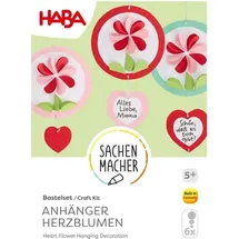 HABA Bastelset Anhänger Herzblumen